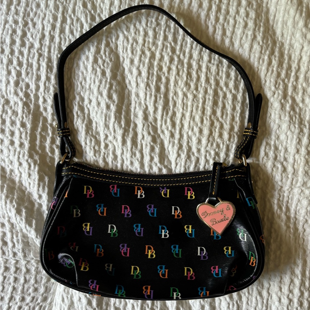 Multicolor monogram Dooney & Bourke purse - SOLD